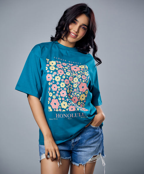 Honolulu Flower Market Tshirt
